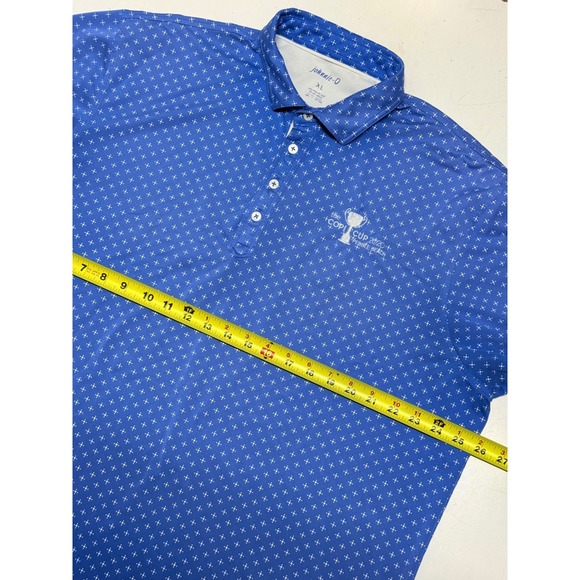 Johnnie-O Golf Polo‎ Shirt Men's XL Blue Copa Cup 2020 Pebble Beach Performance - Picture 2 of 3